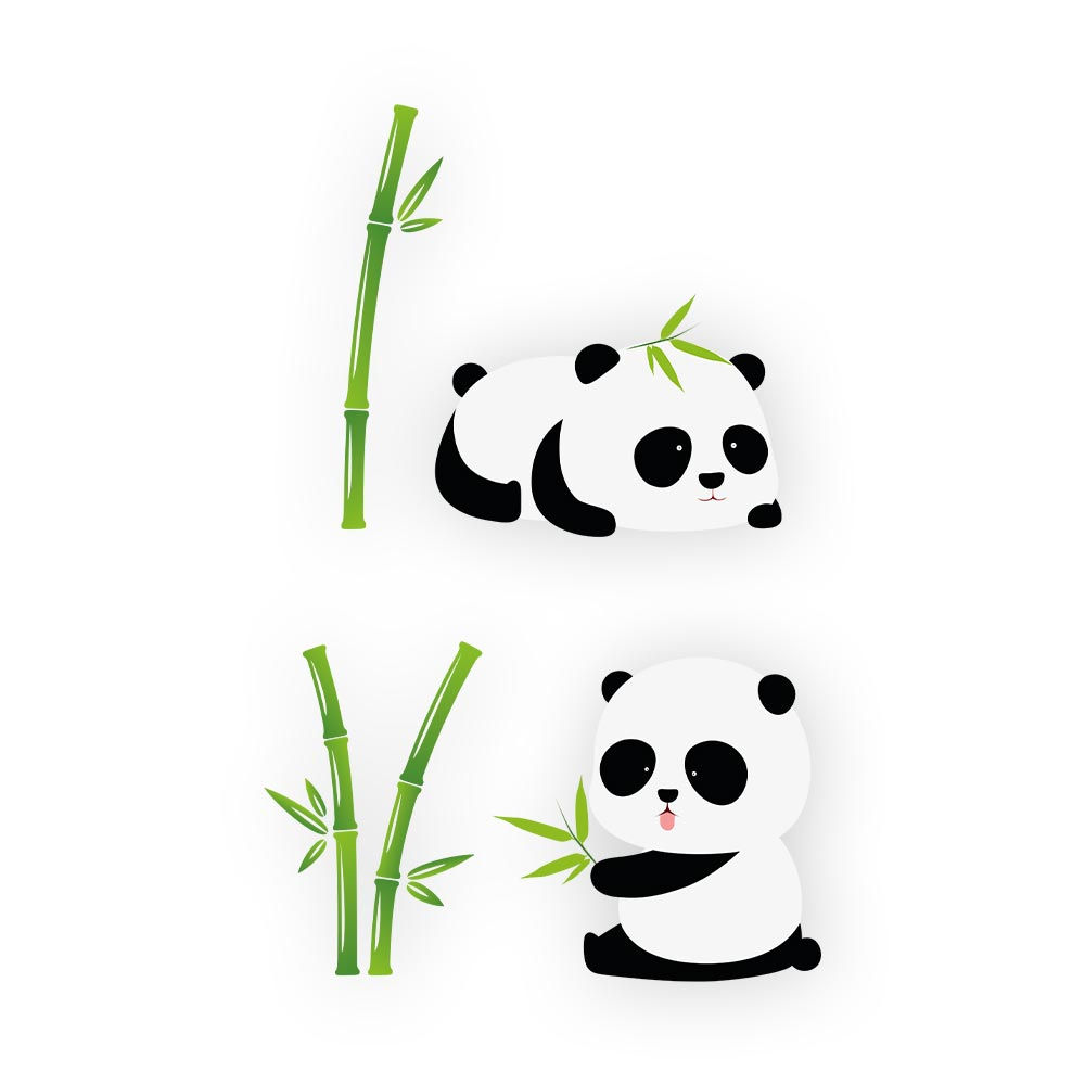 Sticker pm pandas