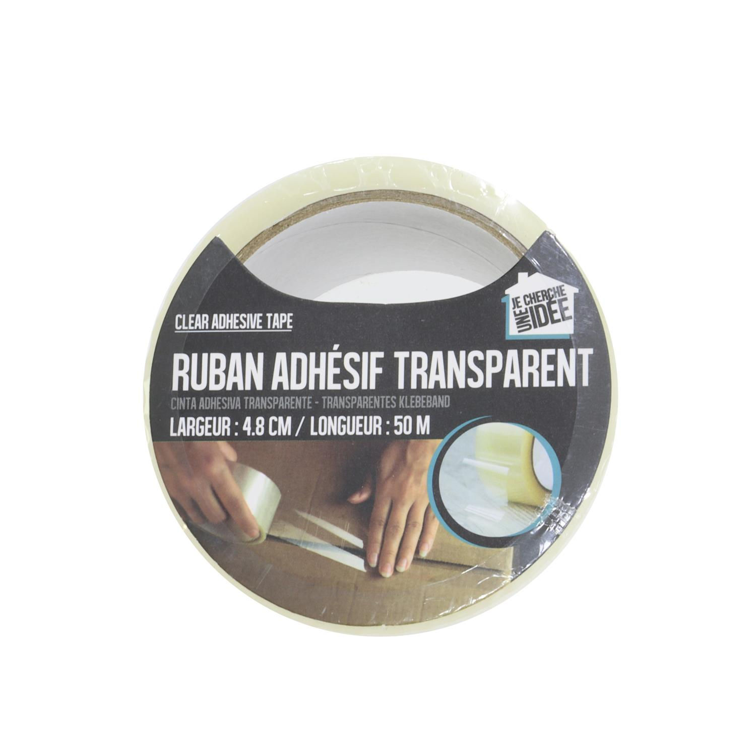 Ruban adhésif transparent 50mmx50m