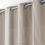 Miniature : Rideau à oeillets 140 x 240 cm coton uni panama gris