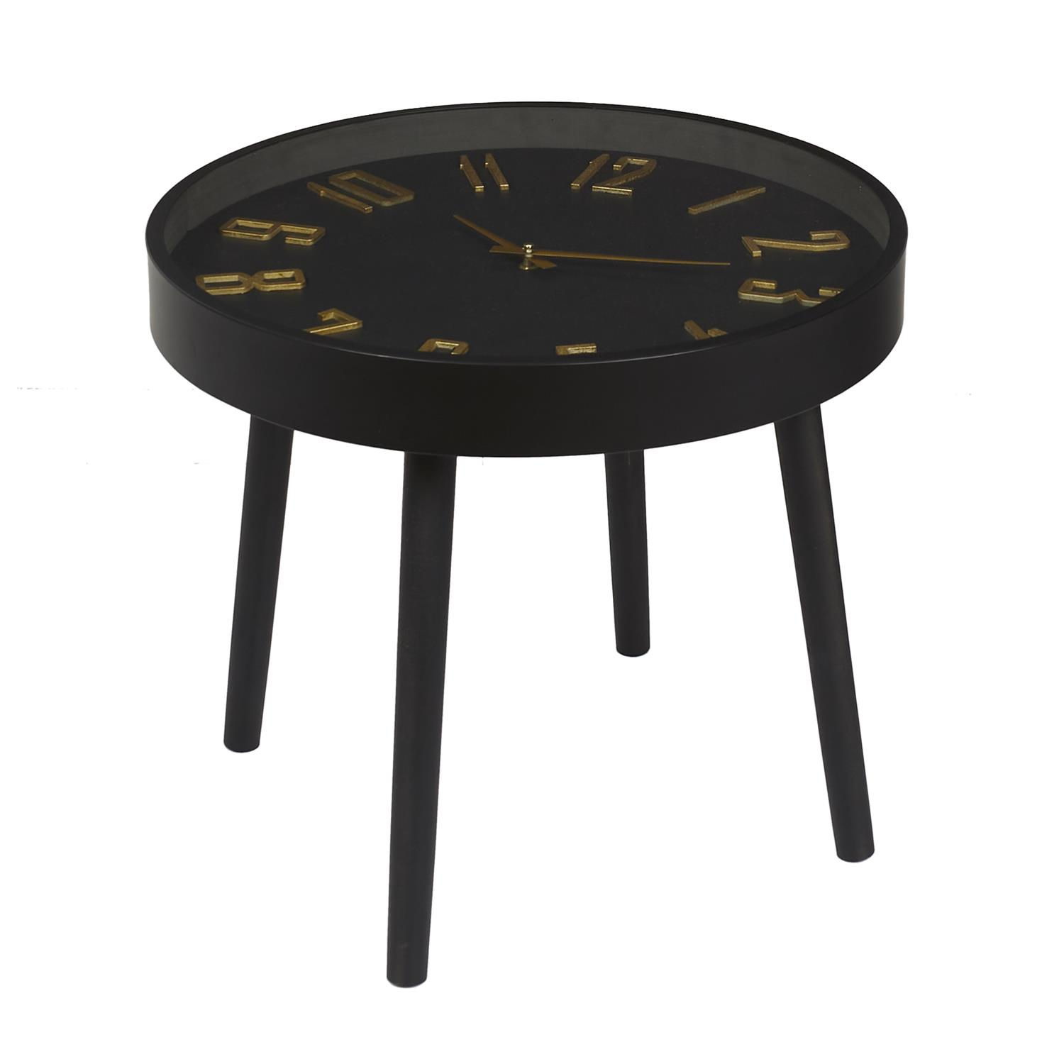 Table horloge silencieuse lounge 50cm