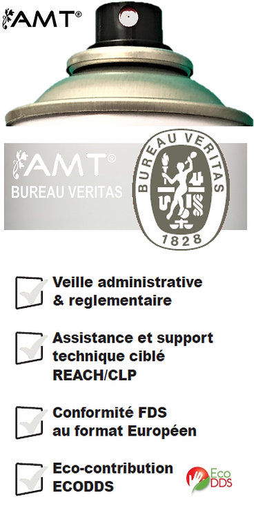 Miniature : Lot de 6 bombes de peinture AMT blanc mat