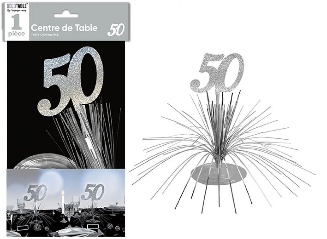 Centre de table 50 ans