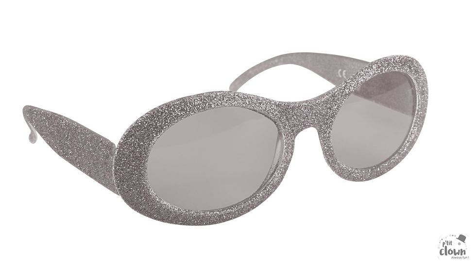 Miniature : Lunettes de star à paillettes - couleur aléatoir