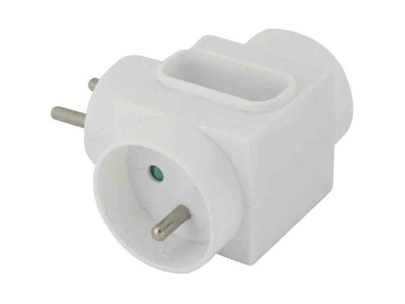 Fiche triplite 2x16A + 1x6A