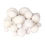 Miniature : Pompons blancs de 1,5 à 4 cm x 72 pcs
