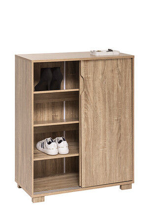 Miniature : Meuble range-chaussures avec porte coulissante 16 paires