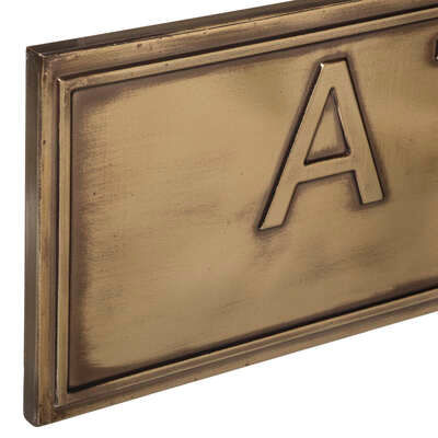 Miniature : Déco murale met embosse 99x20