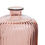 Miniature : Vase verre recyclé Luz haut 23 cm rose
