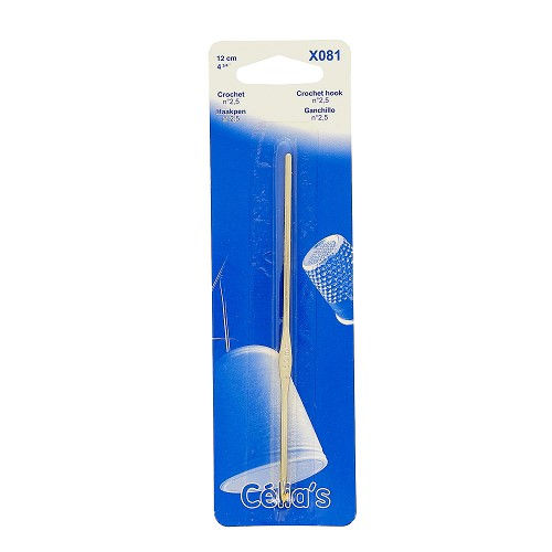 Crochet 12 cm n° 2.5 Celia's