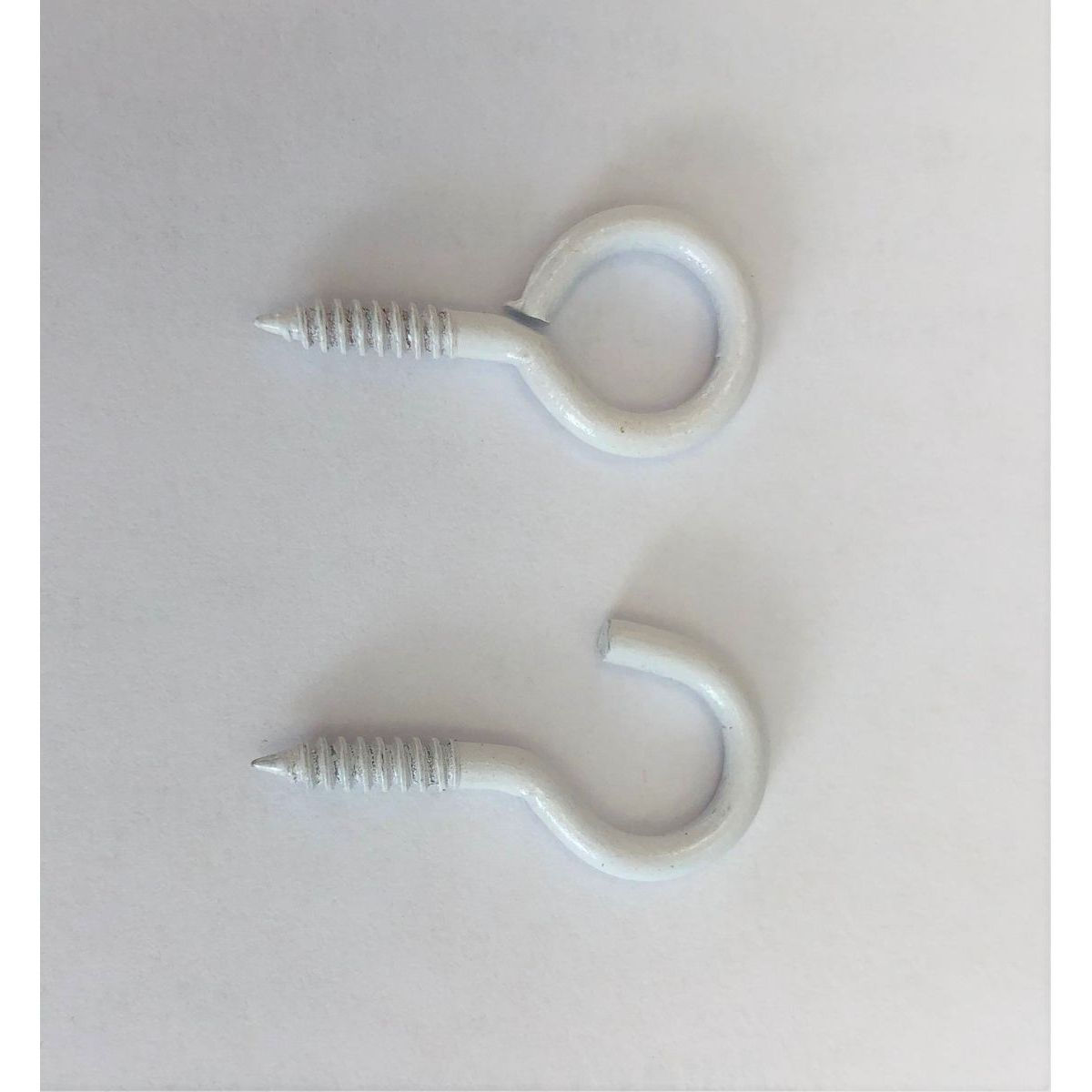 Piton rond filete x16 - blanc