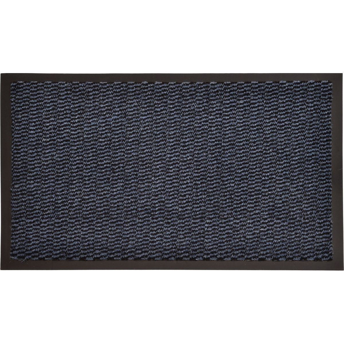 Tapis lisa 80x120cm polypro/pvc - bleu