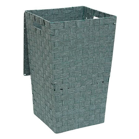 Miniature : Panier à linge Lise L. 33 x P. 33 x H. 53 cm polyester vert