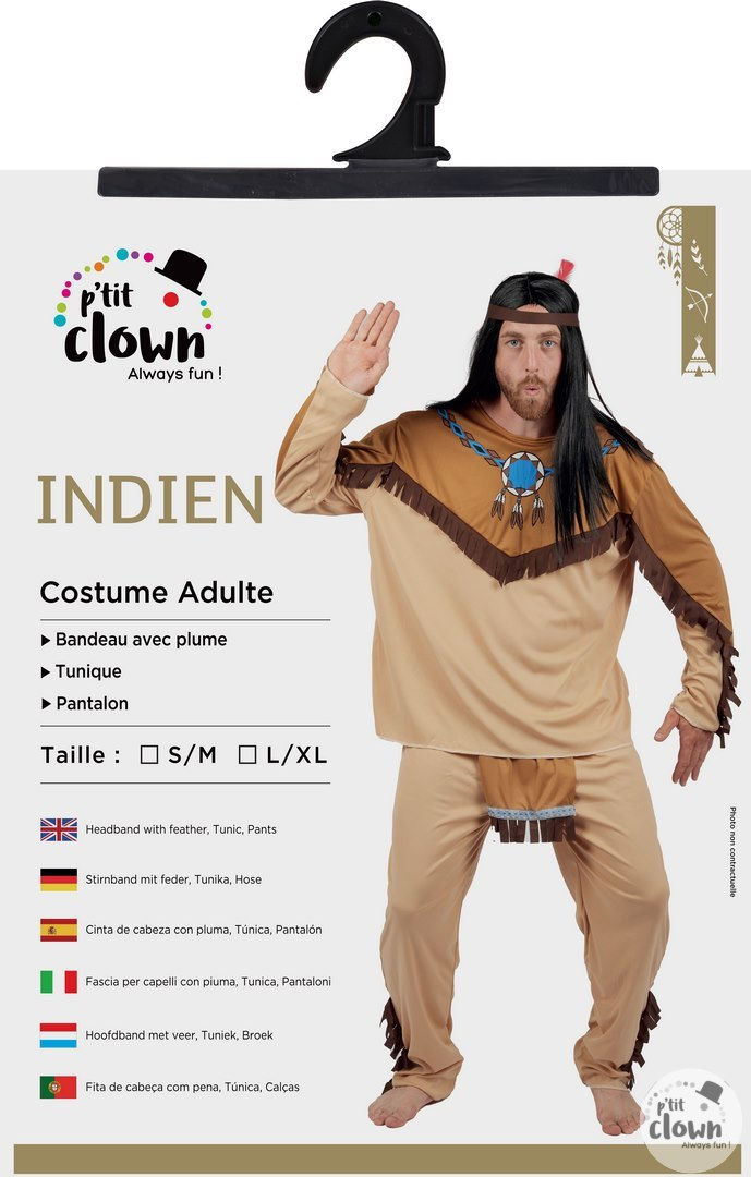 Miniature : Costume indien - adulte - L/XL