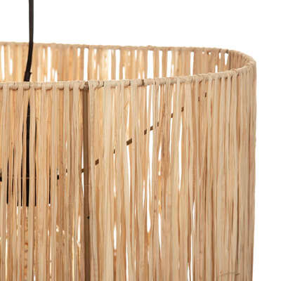 Miniature : Suspension Hacienda diam 36 cm raphia naturel