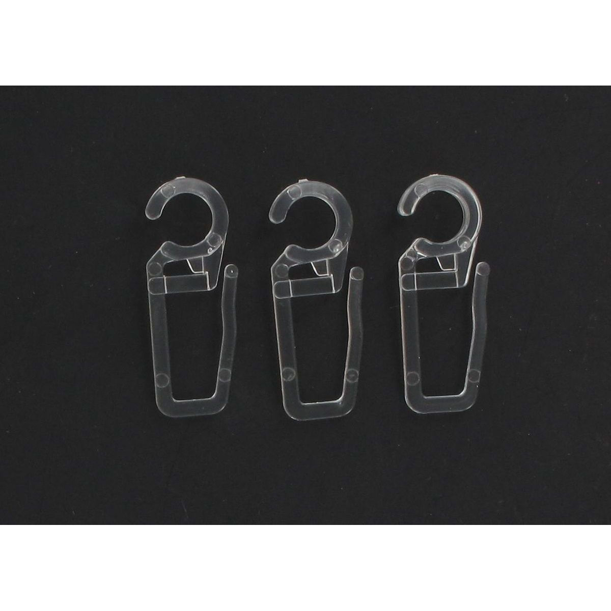 Agrafe plastique x 10 d28 - transparent