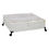 Miniature : Housse de rangement dessous de lit à roulettes L. 66 x P. 60 x H. 22,2 cm beige