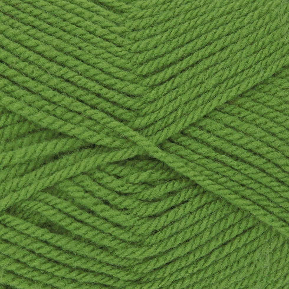 Fil à tricoter Grundl Lisa premium uni 100 % acrylique 33 vert