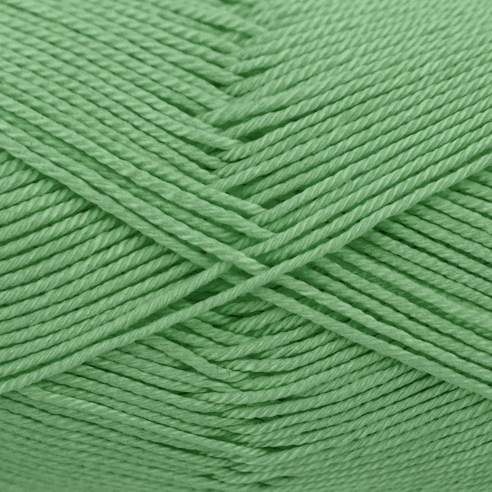 Fil à tricoter Grundl Cotton quick mini 100 % coton 165 vert sauge