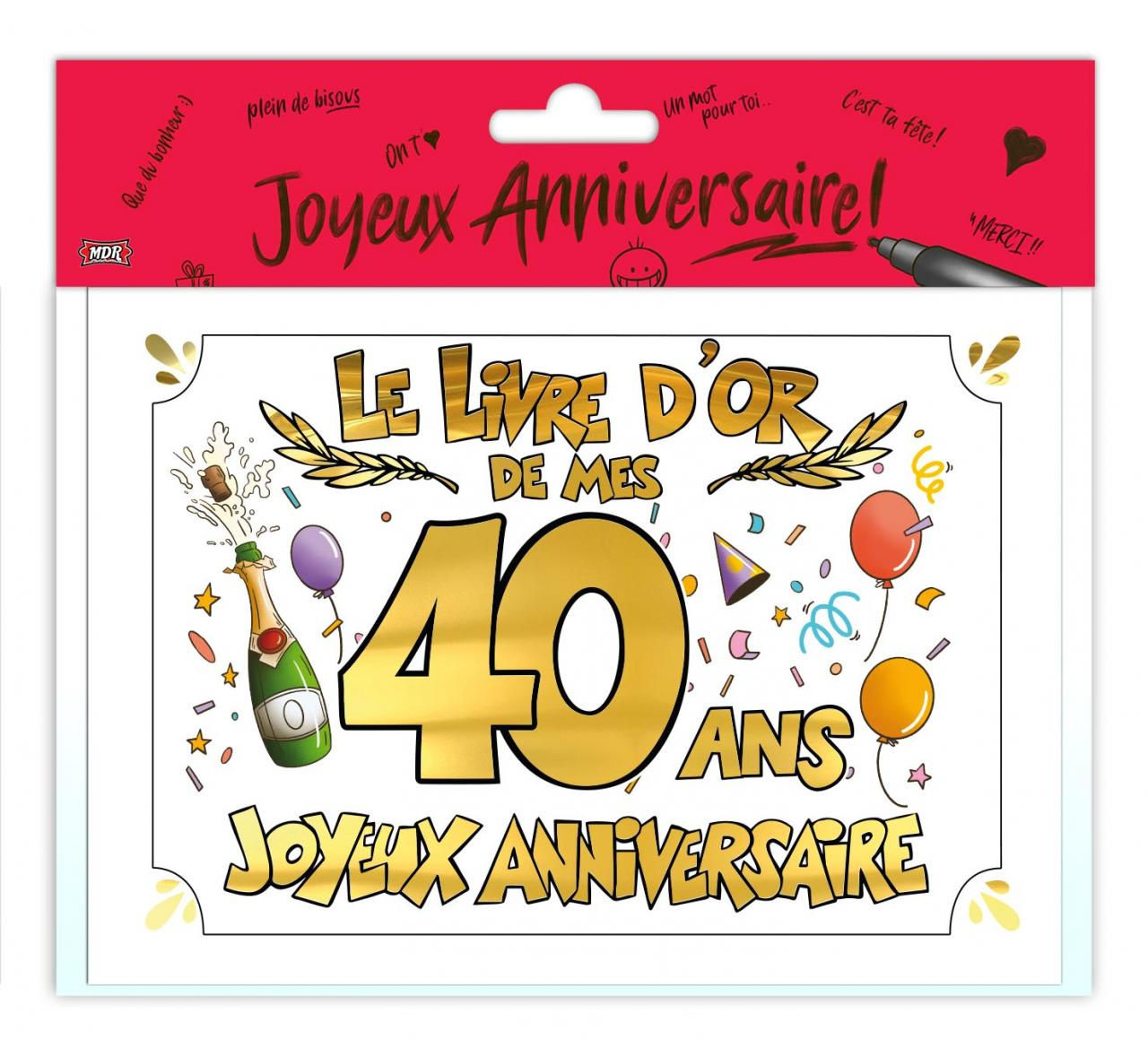 Livre d'or 40 ans