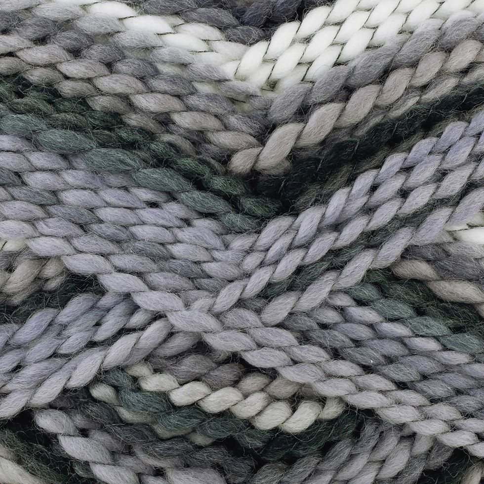 Fil à tricoter Grundl Perla color 100 % polyester 22 noir gris