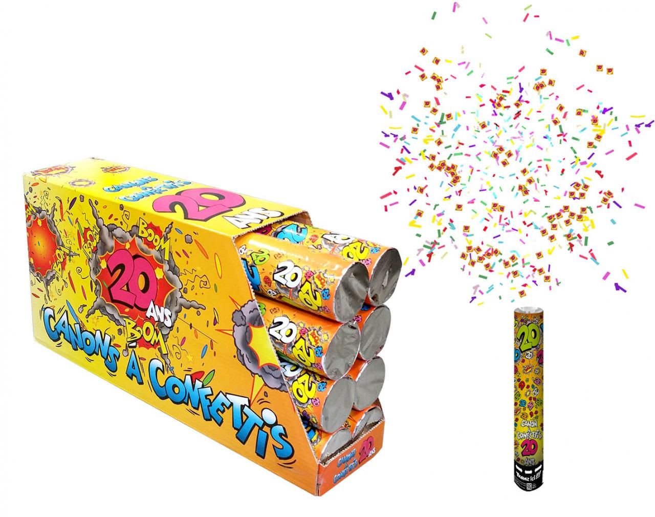 Canon à confettis 20 ans