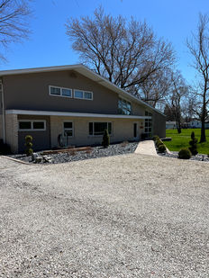 New white gravel driveway in Tinley Park, IL
