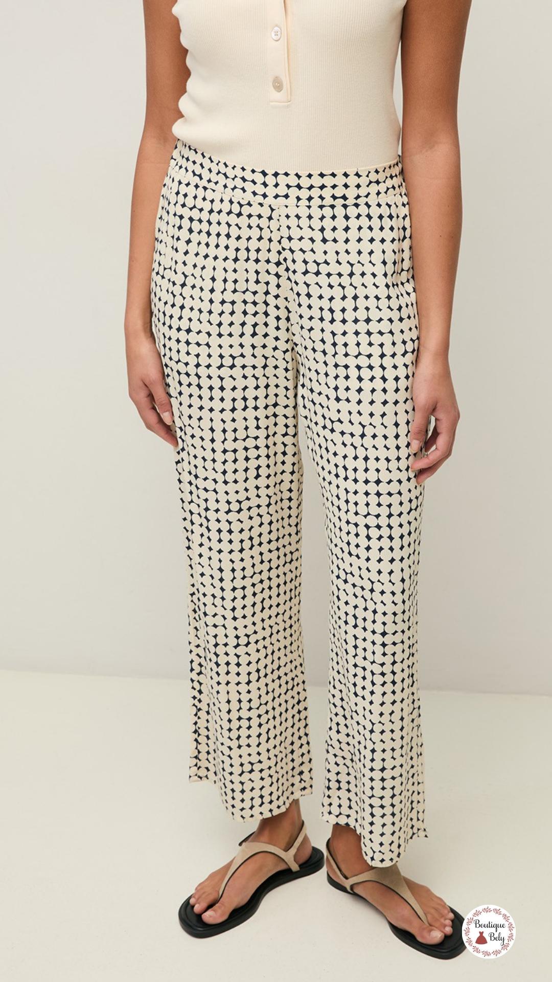 PANTALÓN ESTAMPADO FLUIDO YERSE