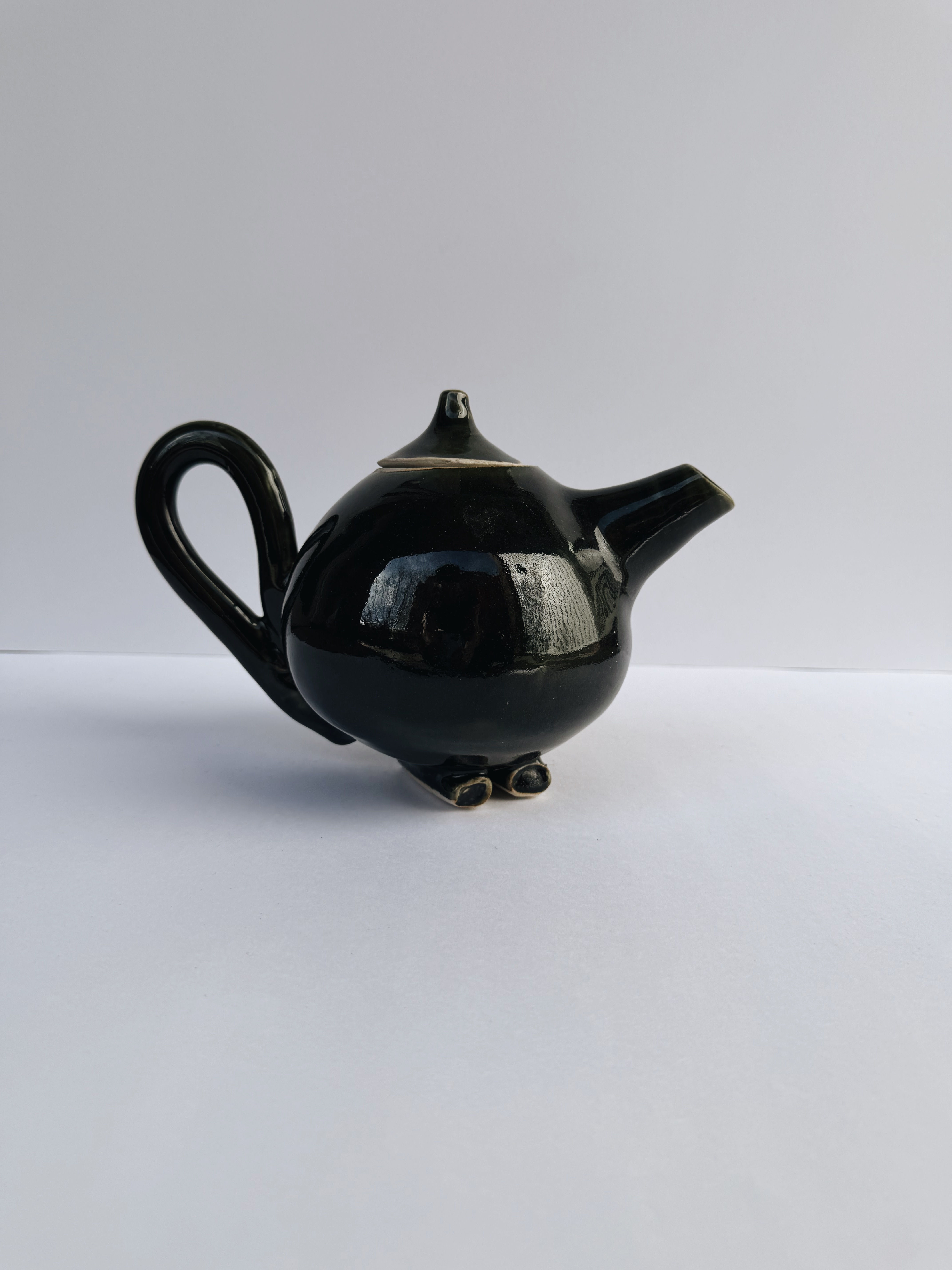GLOSSY WHIMSICAL TEA POT