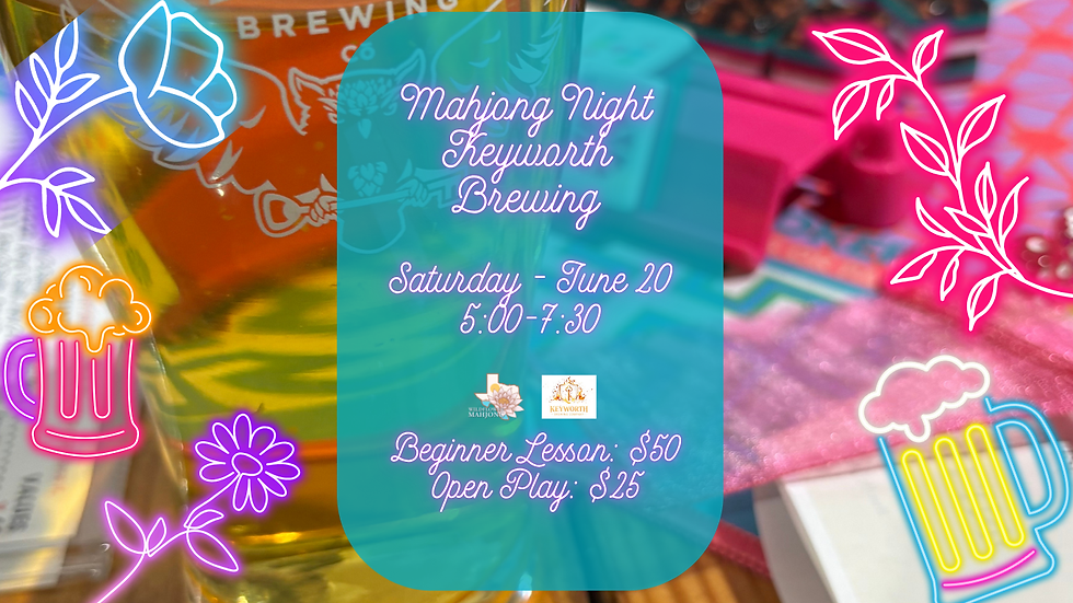 Mahjong Night at Keyworth Brewing