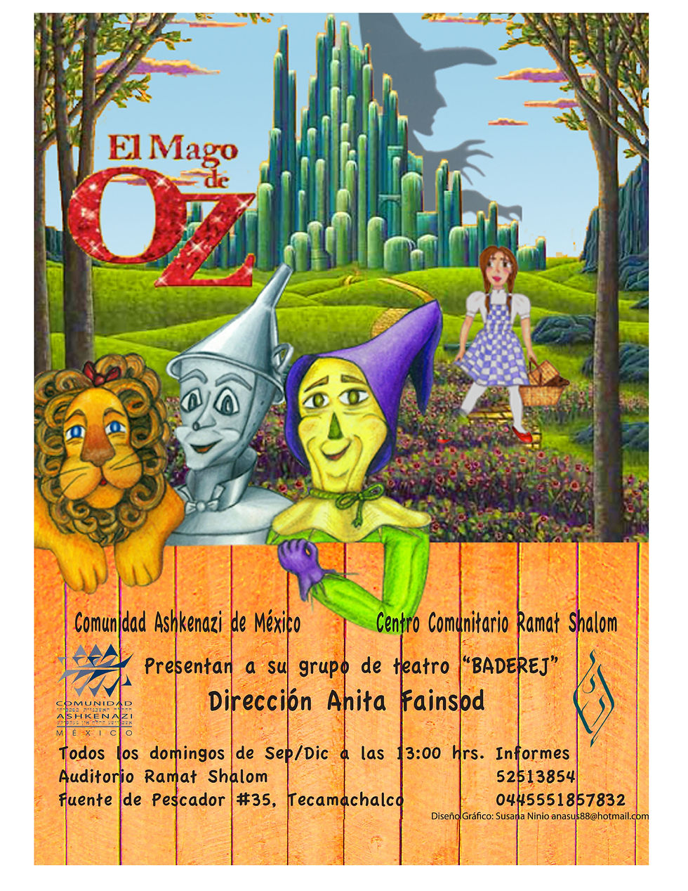 Obra infantil "El mago de Oz"