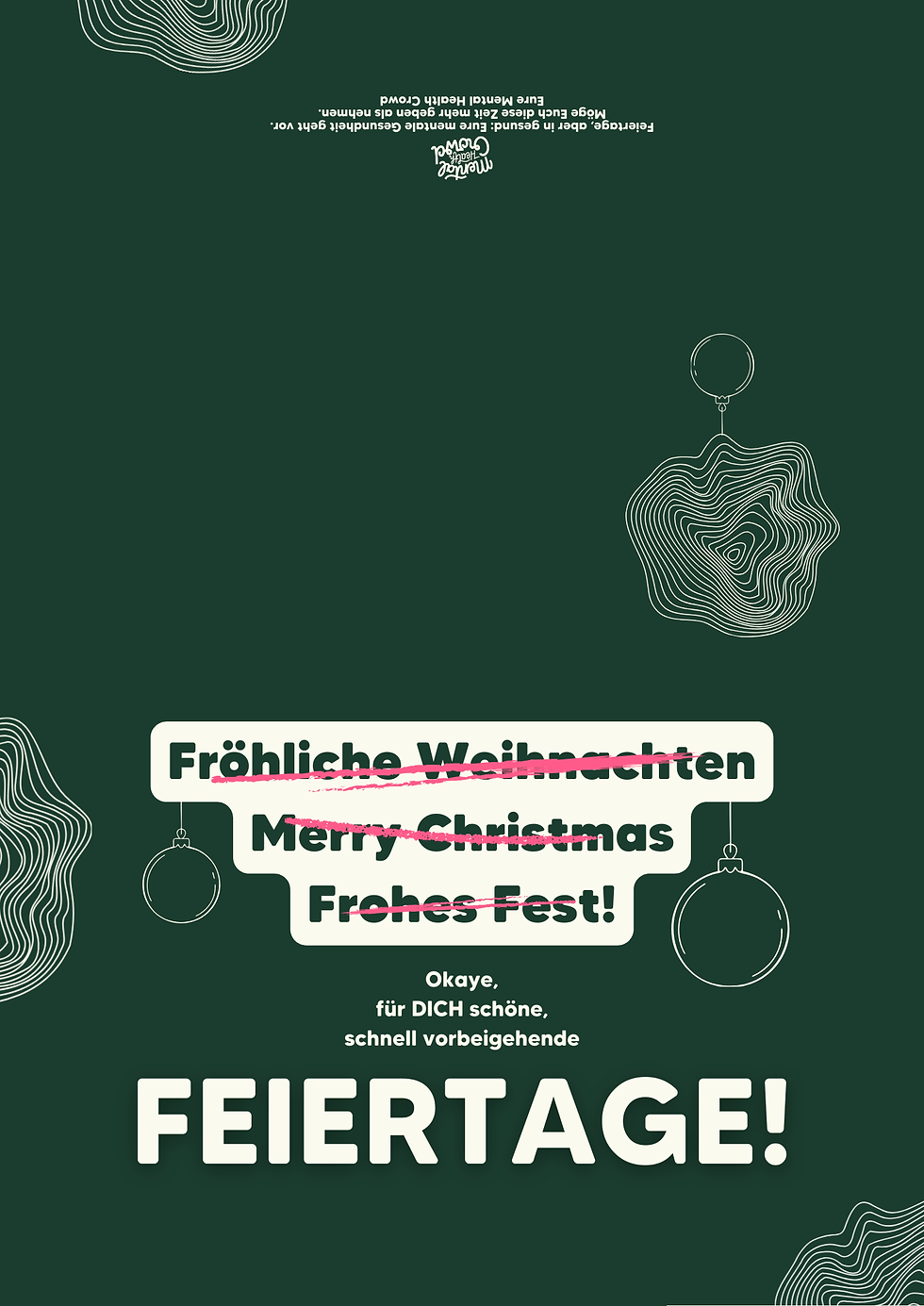 Miniaturbild: Feiertage Grußkarte