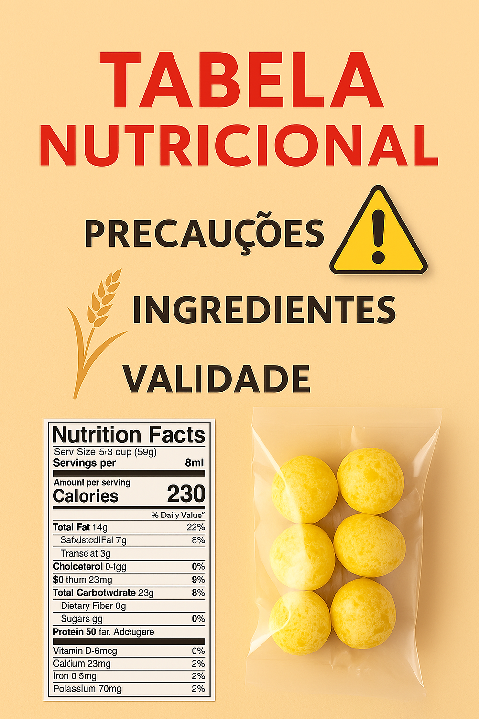 Tabela Nutricional