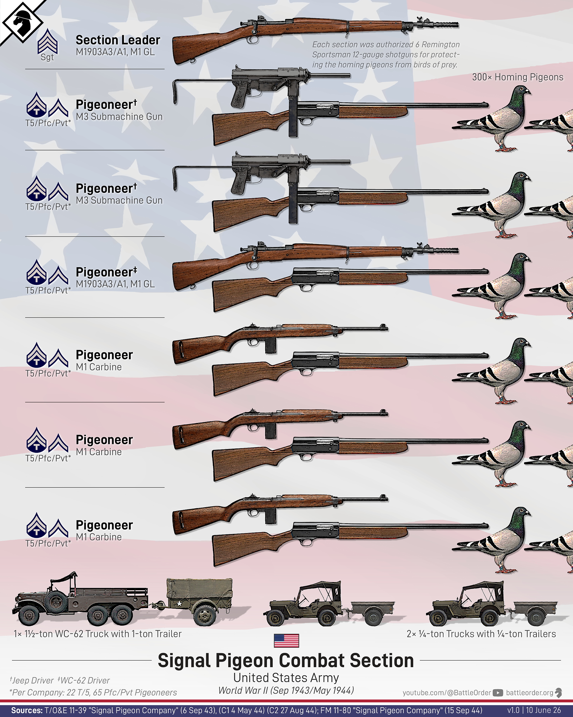 US Army Signal Pigeon Combat Section (1943-1944)