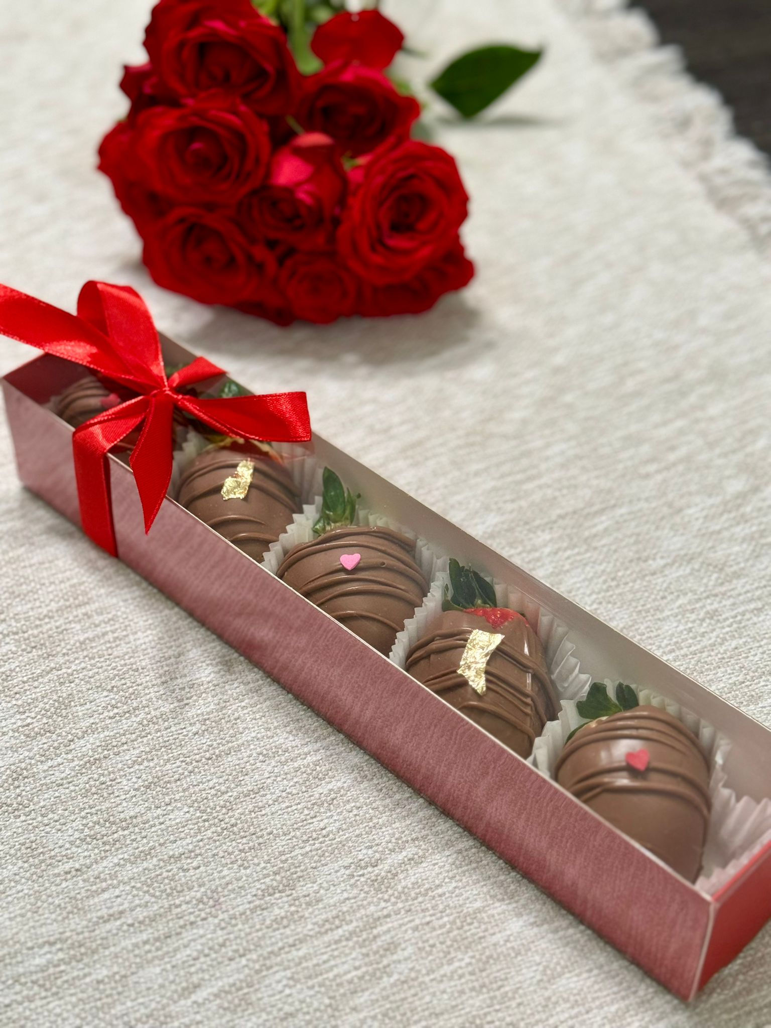 Strawberries bonbons