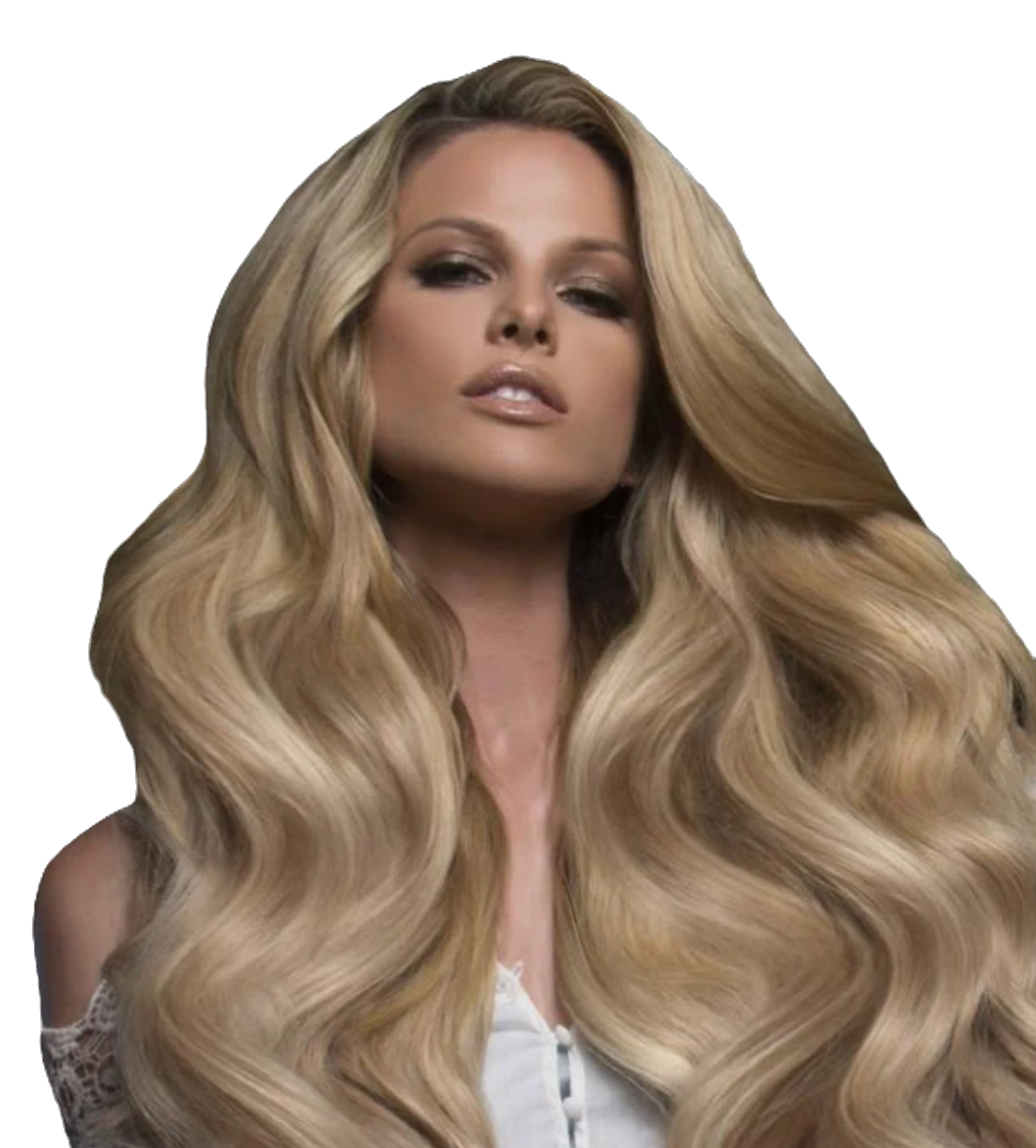 keratin tip extensions blond