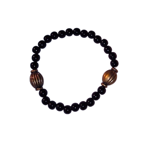 Black & Gold Western Style Kids Bracelet