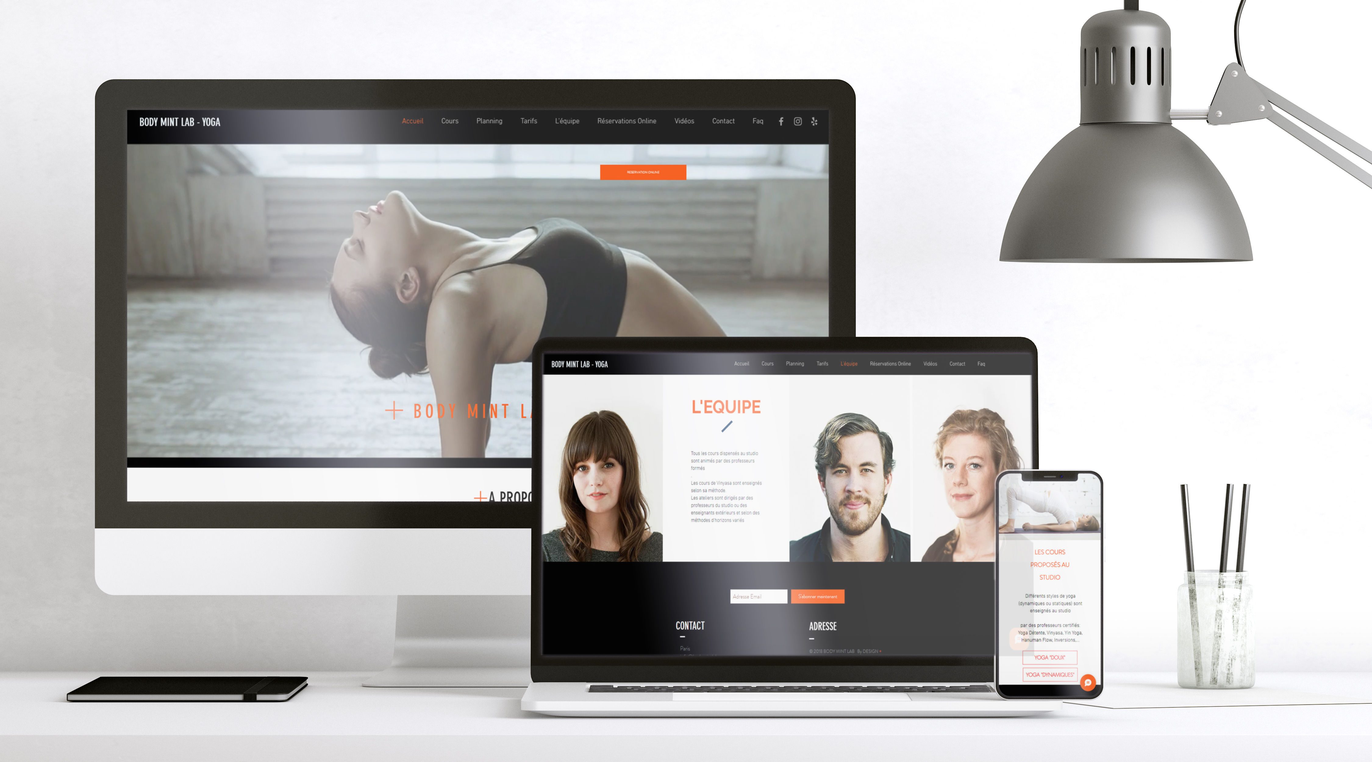 TEMPLATE WIX YOGA