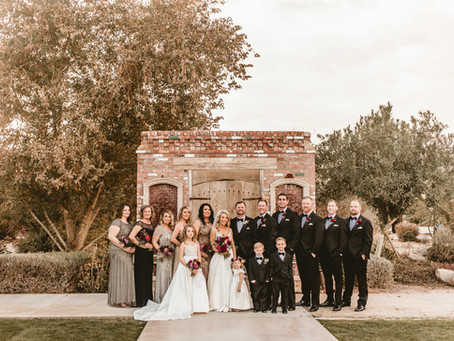 CASSIE + JAKE // WINERY WEDDING IN FLORENCE, AZ