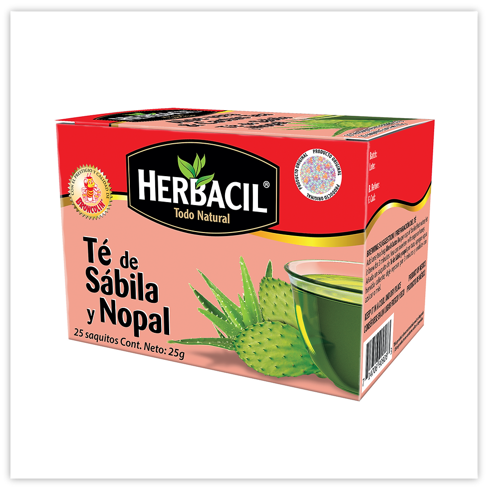 Té de sábila y nopal