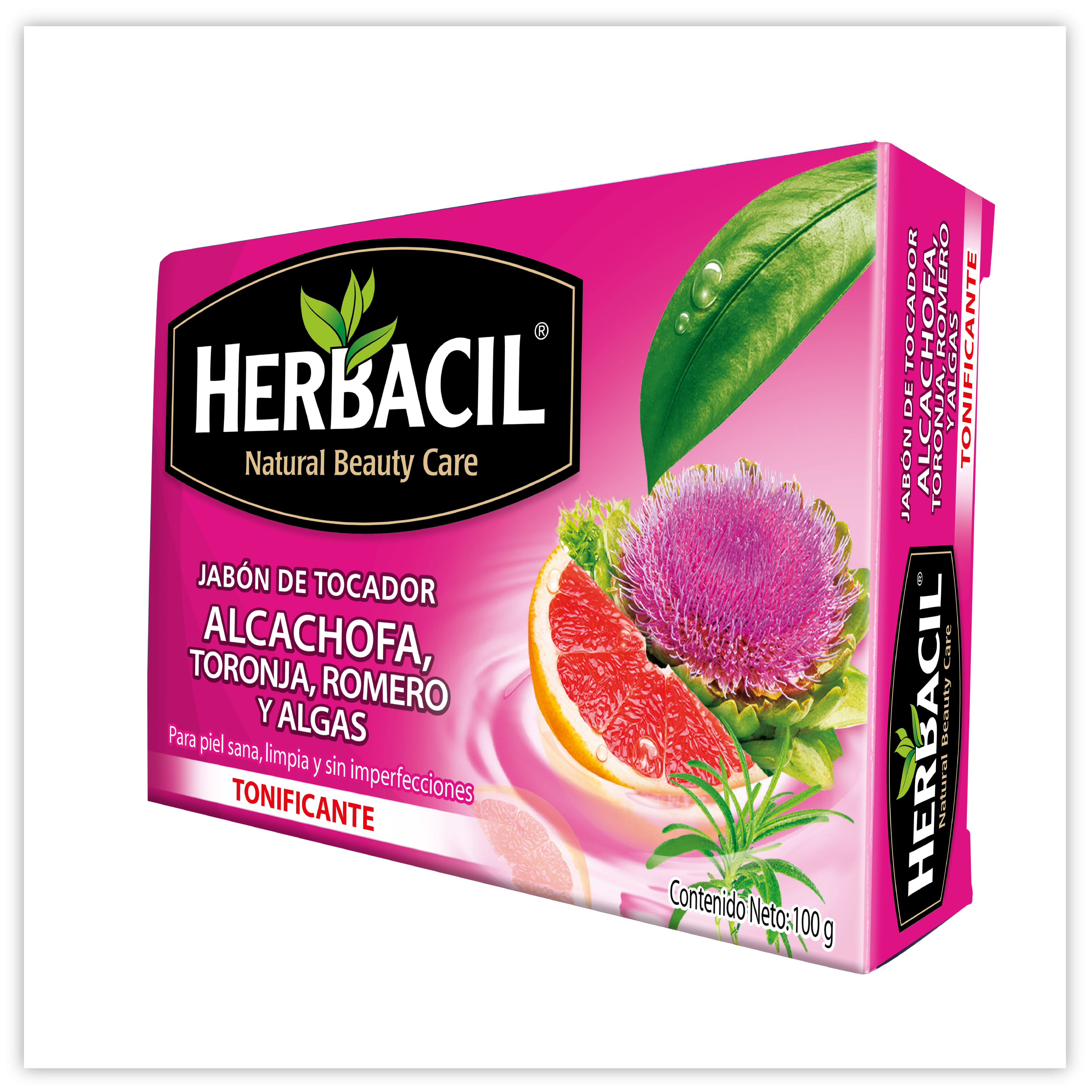 Jabón de alcachofa, toronja, romero y algas