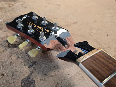 Gibson Les Paul Headstock Break
