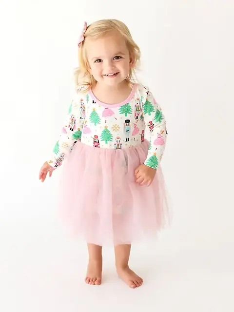 Tiny Trendsetters - Sugarplum Fairy Long Sleeve Dress