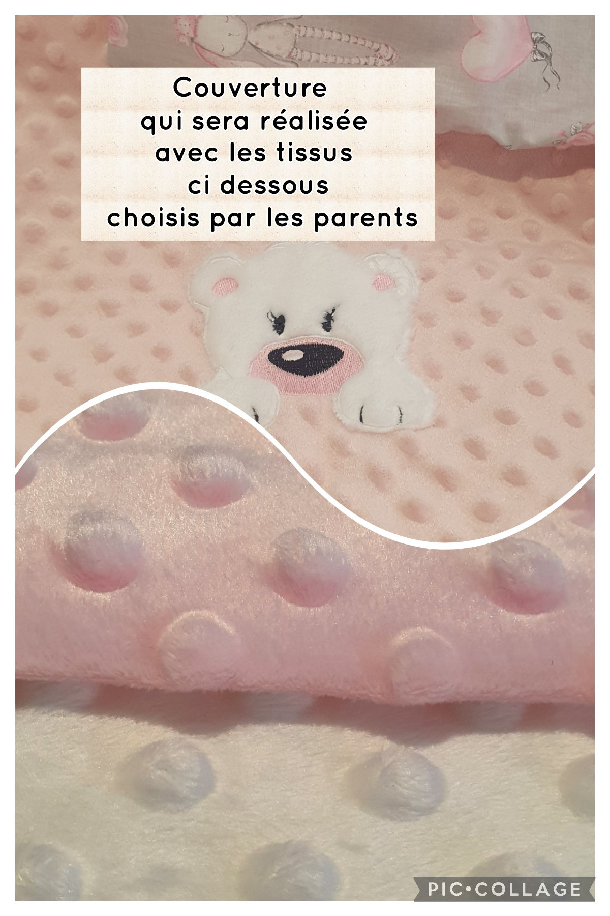 Couverture toute douce personnalisée 