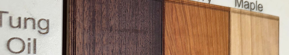 Oil Test Board: Tung Oil