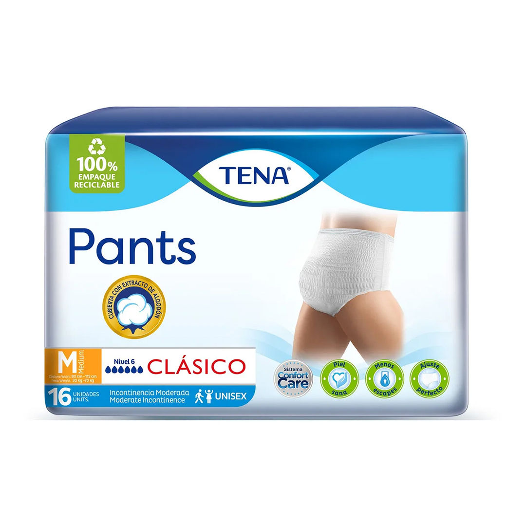 TENA PAÑAL PANTS CLASICO X 16U