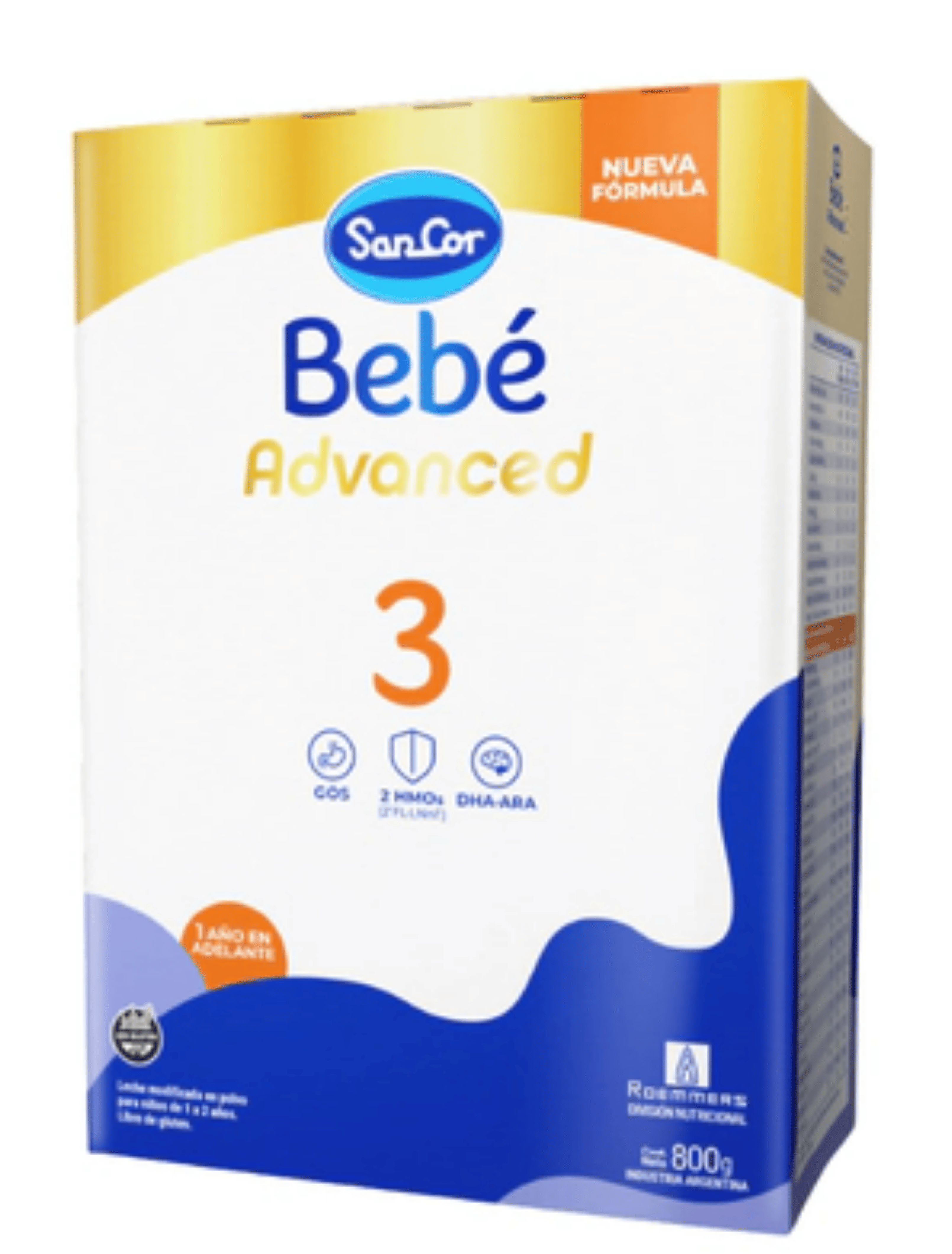 SANCOR ADVANCED 3 X 800 GRS EN CAJA