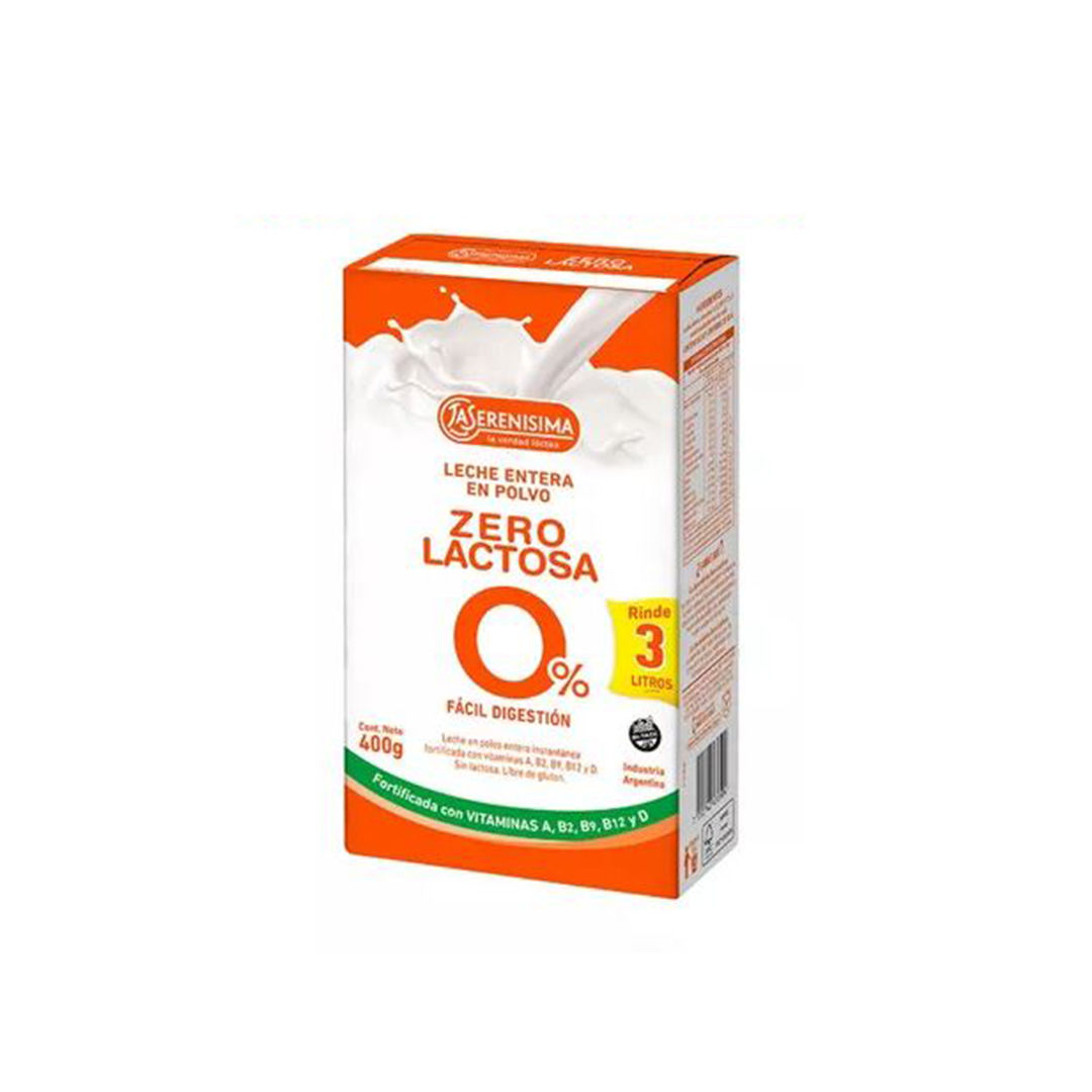 SERENISIMA ZERO LACTOSA X 400 GRS