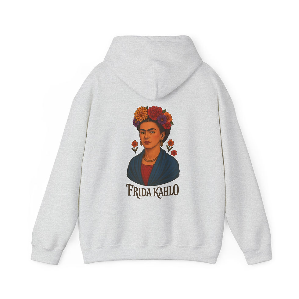 Thumbnail: FRIDA KAHLO back and front design Hoodie 
