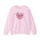 Thumbnail: Concha Heart with Bow Crewneck Sweatshirt