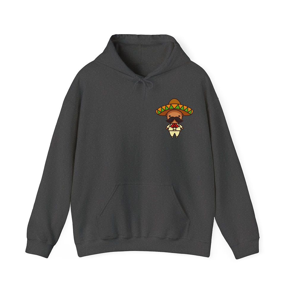 Thumbnail: Pancho Villa En Caricatura Hooded Sweatshirt